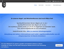 Tablet Screenshot of bocholter-wsv.de